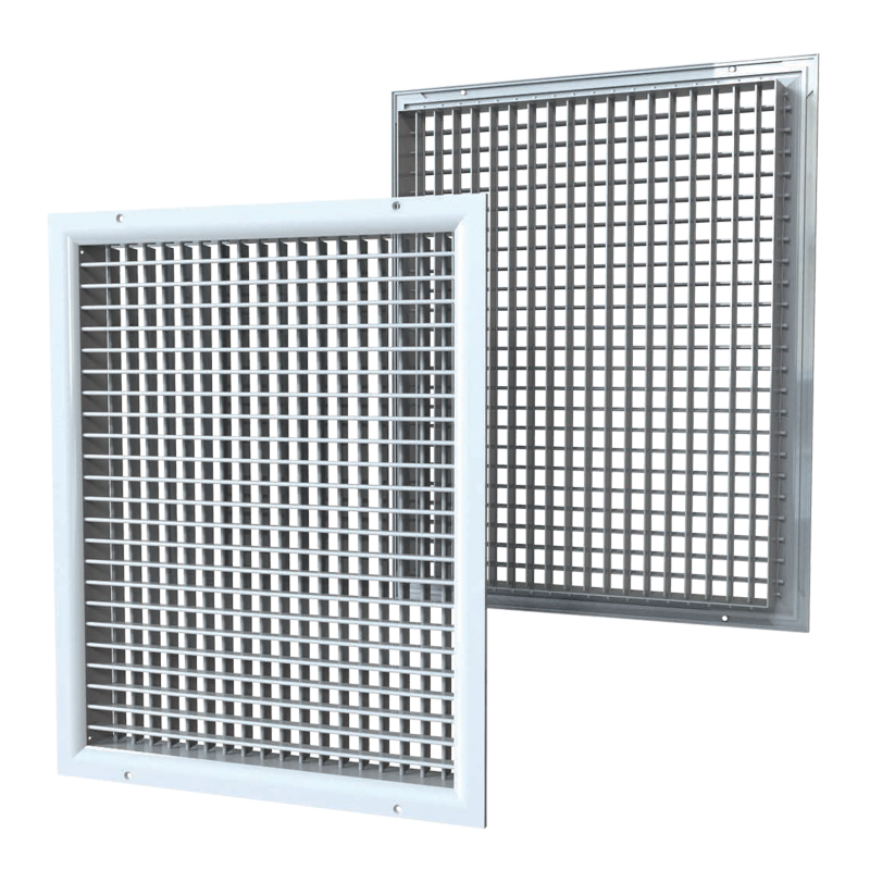 VENTS DR series double-row grilles with adjustable louvers