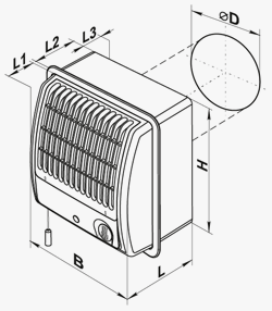 Vents 100 CF