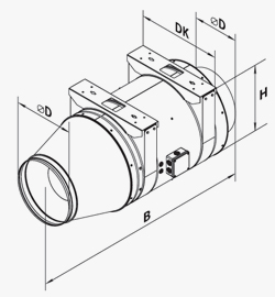 VENTS  TT Silent-MD 450-3 EC