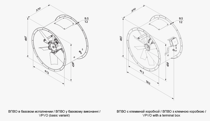 VENTS VPVO-400-4D/0,18-6/40/AL