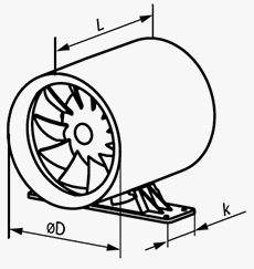 VENTS Quietline-k 150