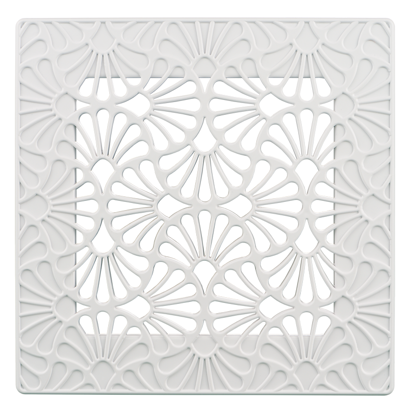 Art-Deco Flora 200х200 White