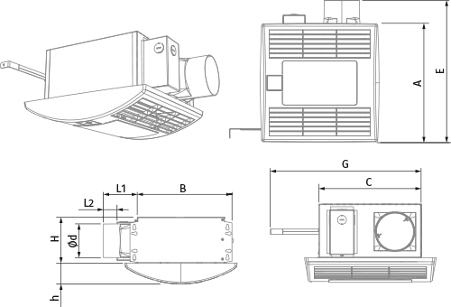 VENTS CBF LP 110 DC Light