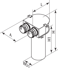 FlexiVent 0811125/75x2 / DN75